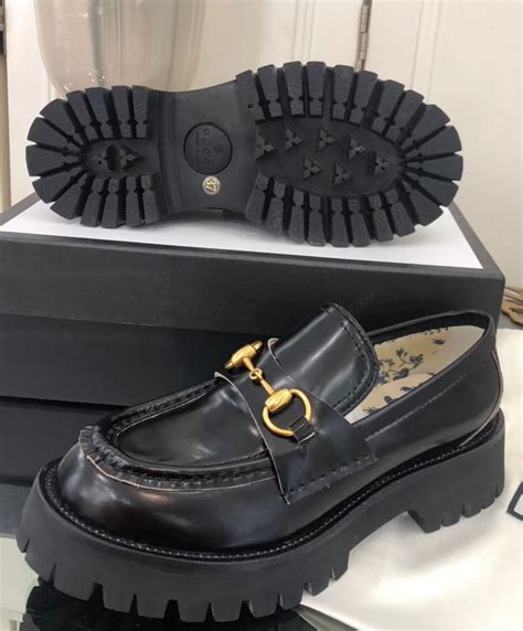 gucci peyton loafer replica|gucci lug sole loafers.